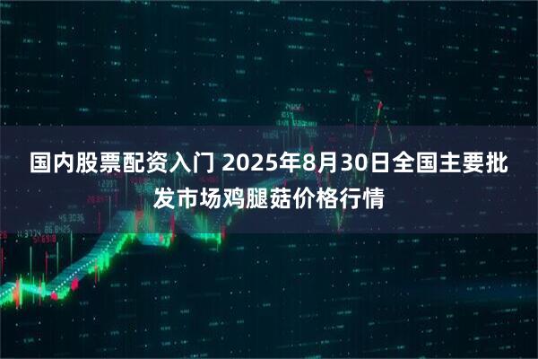 国内股票配资入门 2025年8月30日全国主要批发市场鸡腿菇价格行情